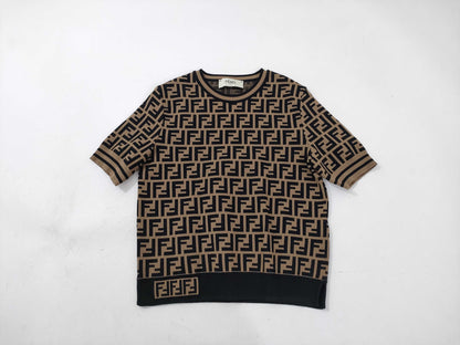 FENDI Zucca Print Top Rayon x Polyester
