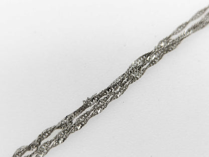 D 0.3ct Pt999/Pt850 0.9g Necklace 
