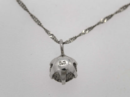 D 0.3ct Pt999/Pt850 0.9g Necklace 