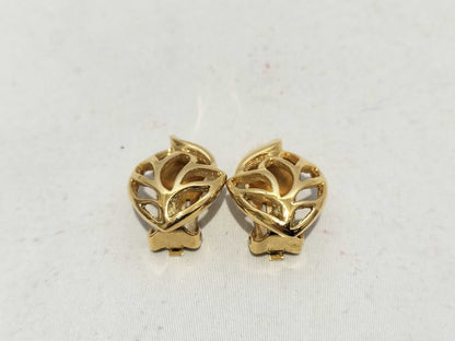Dior Leaf Earrings