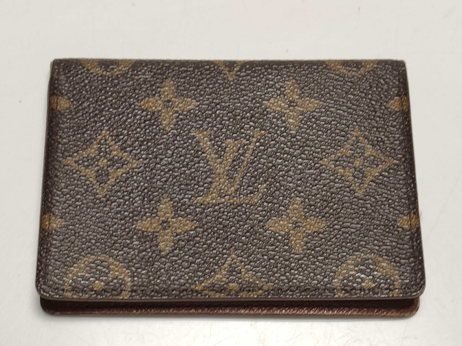 LOUIS VUITTON Monogram Porte 2 Carte Vertical Card Case, Pass Case, Business Card Case