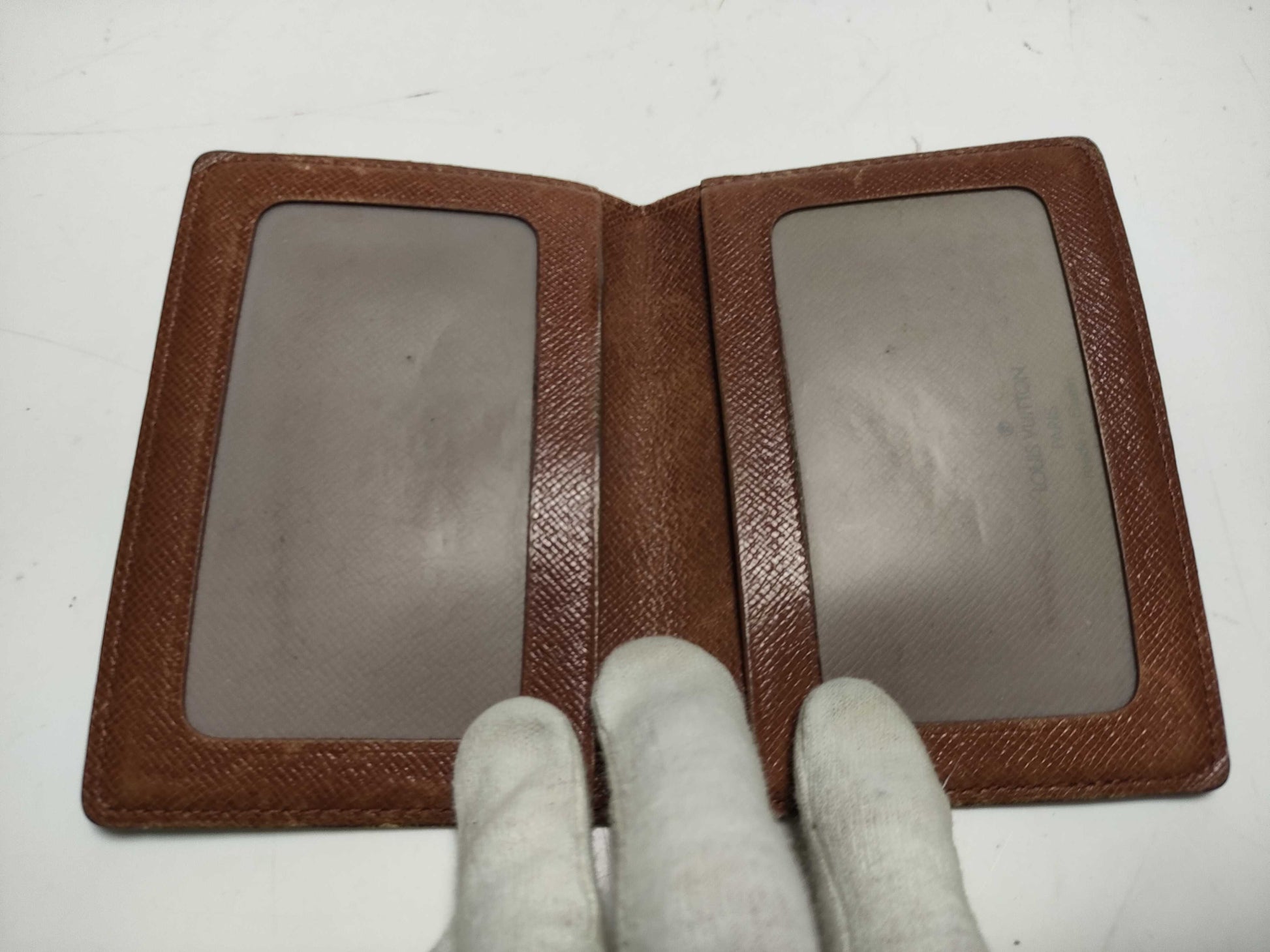 LOUIS VUITTON Monogram Porte 2 Carte Vertical Card Case, Pass Case, Business Card Case