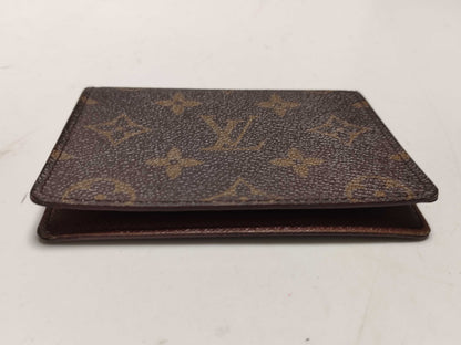 LOUIS VUITTON Monogram Porte 2 Carte Vertical Card Case, Pass Case, Business Card Case
