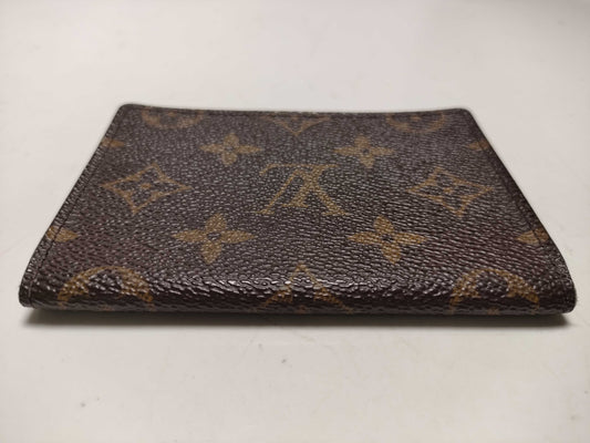 LOUIS VUITTON Monogram Porte 2 Carte Vertical Card Case, Pass Case, Business Card Case