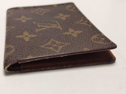 LOUIS VUITTON Monogram Porte 2 Carte Vertical Card Case, Pass Case, Business Card Case