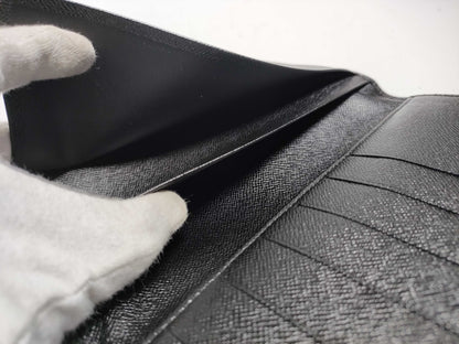 LOUIS VUITTON Taiga Porte Chequier Carte Credit Wallet