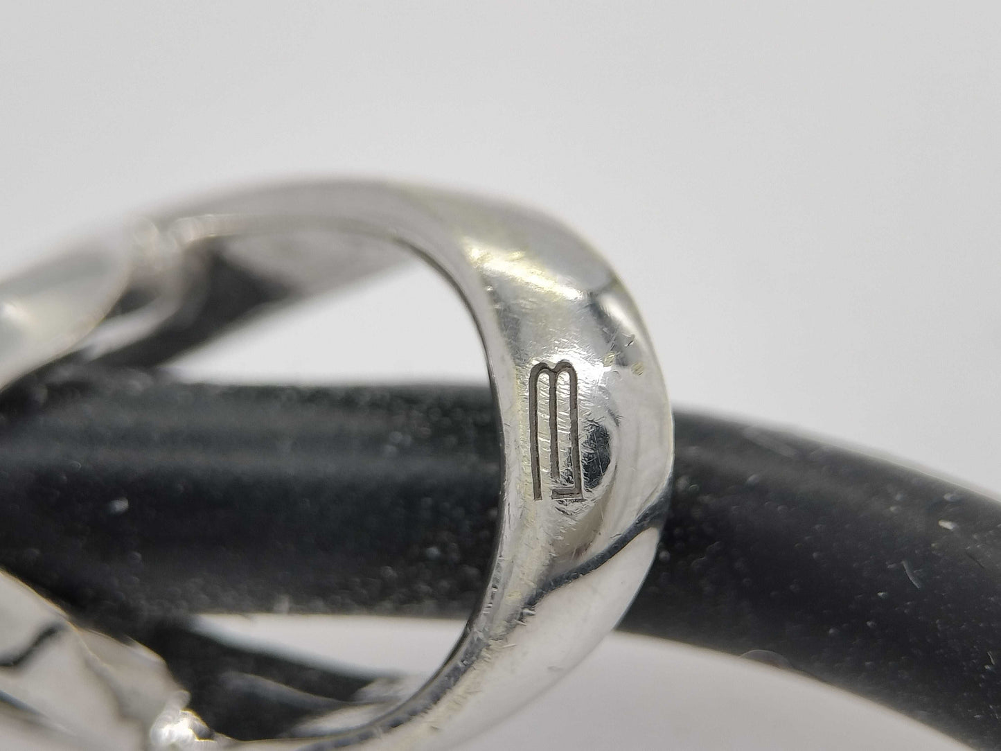 D0.10ct K10WG 6.9g Bracelet/Bangle 