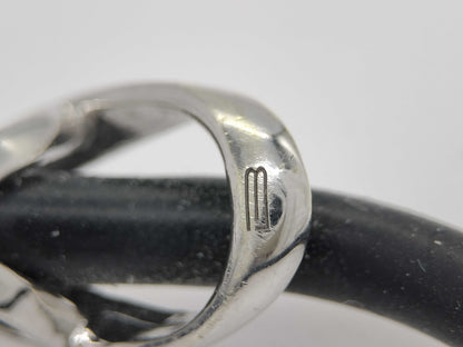 D0.10ct K10WG 6.9g Bracelet/Bangle 