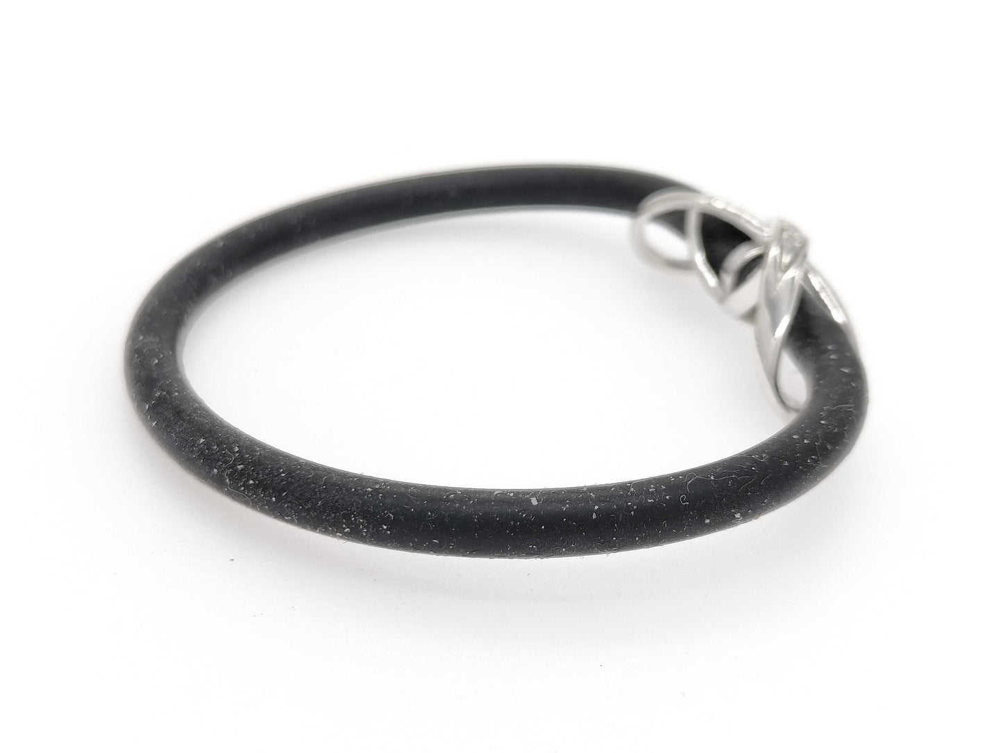 D0.10ct K10WG 6.9g Bracelet/Bangle 