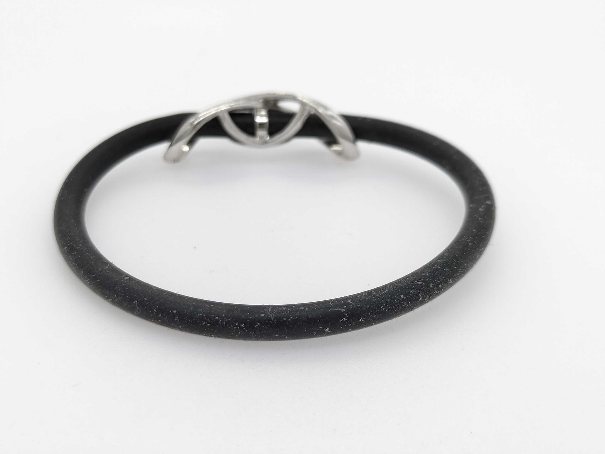 D0.10ct K10WG 6.9g Bracelet/Bangle 