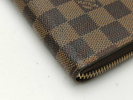 LOUIS VUITTON Damier N41626 Portefeuille Clemence Rose Ballerine Wallet