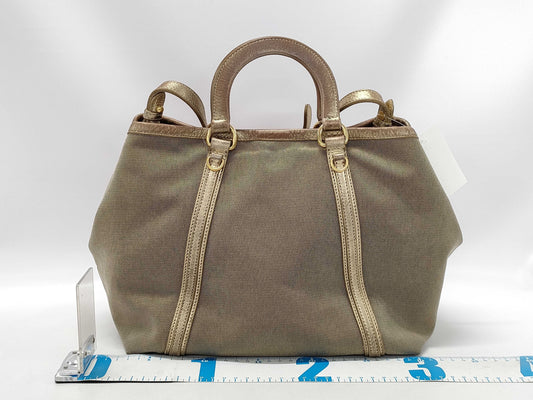 PRADA Jacquard 2-way Tote Shoulder Bag with White Tag