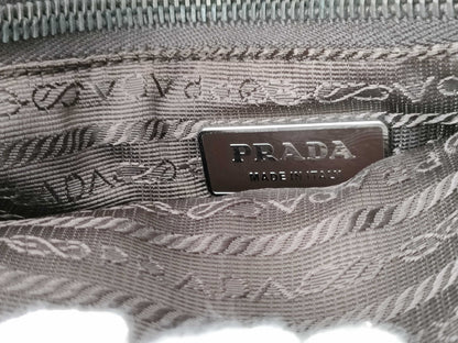 PRADA All Leather Handbag Brown Handbag