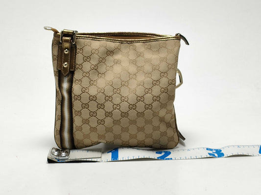 GUCCI GG Canvas 144388/Shoulder Bag