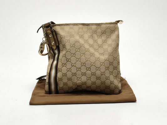GUCCI GG Canvas 144388/Shoulder Bag