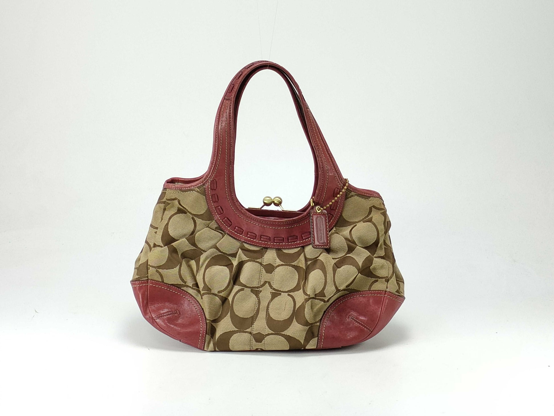COACH Signature/Enamel/Bag*4 Handbag