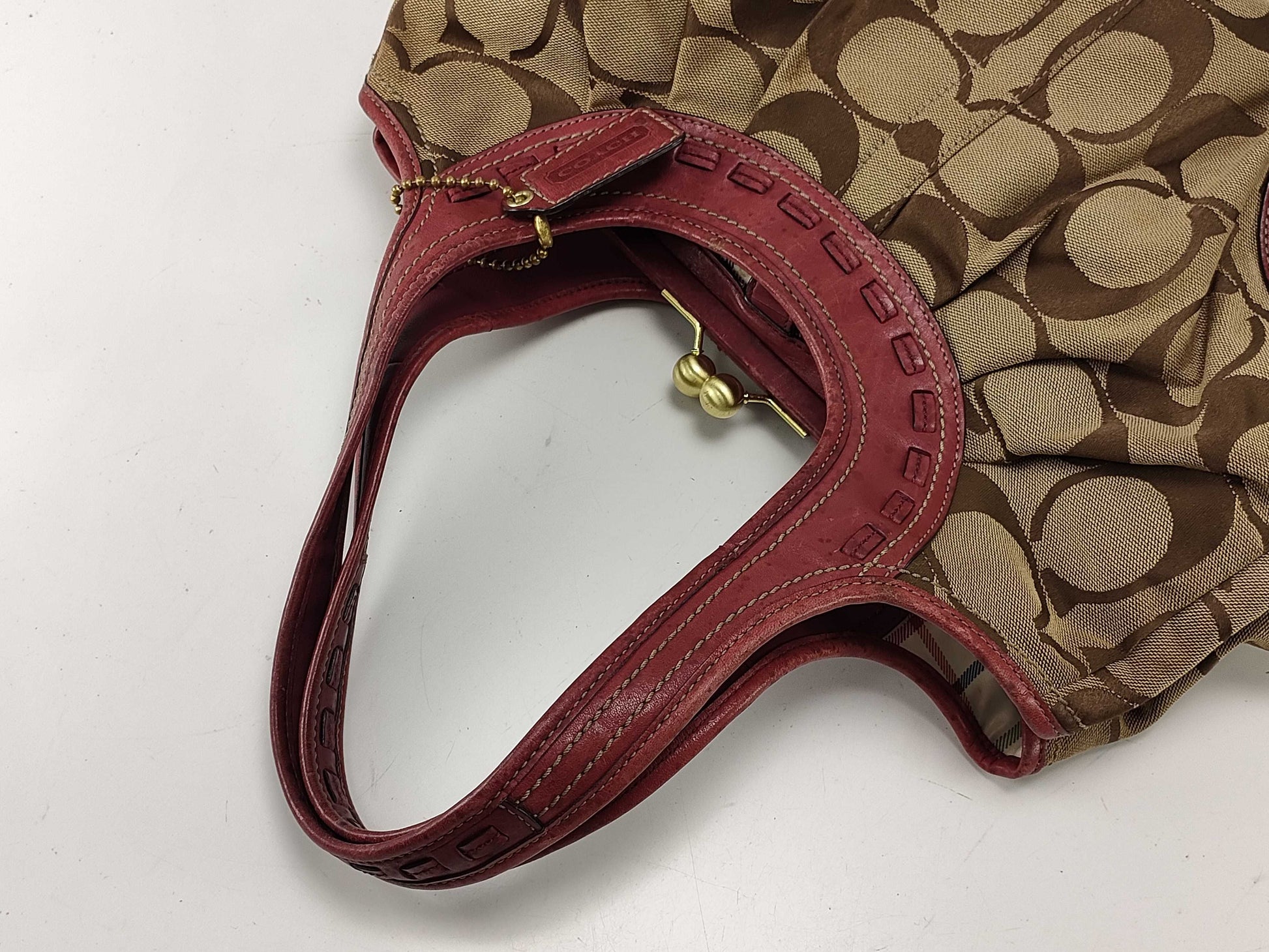 COACH Signature/Enamel/Bag*4 Handbag