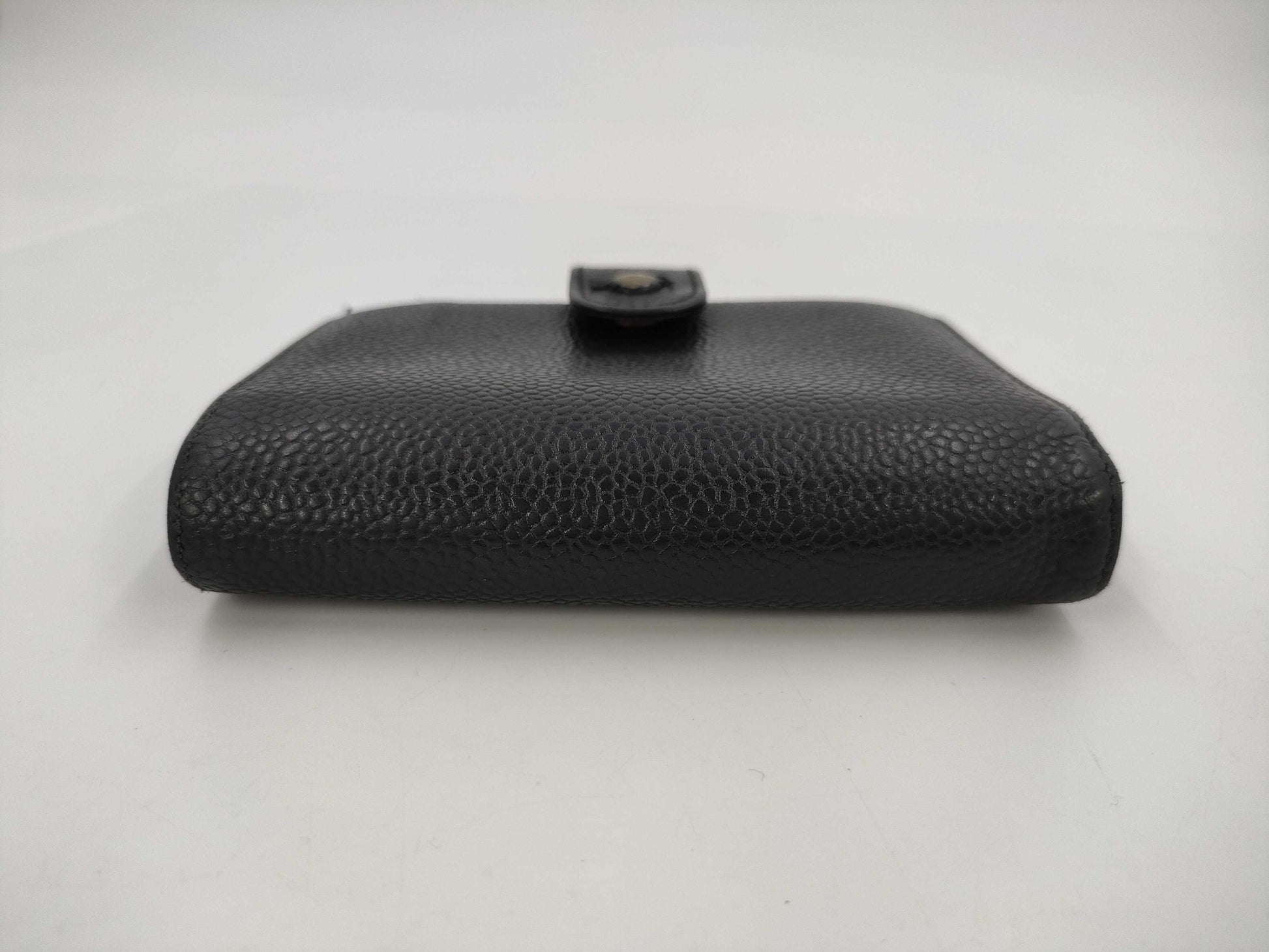 CHANEL Caviar Leather Folding Wallet and Long Wallet Set