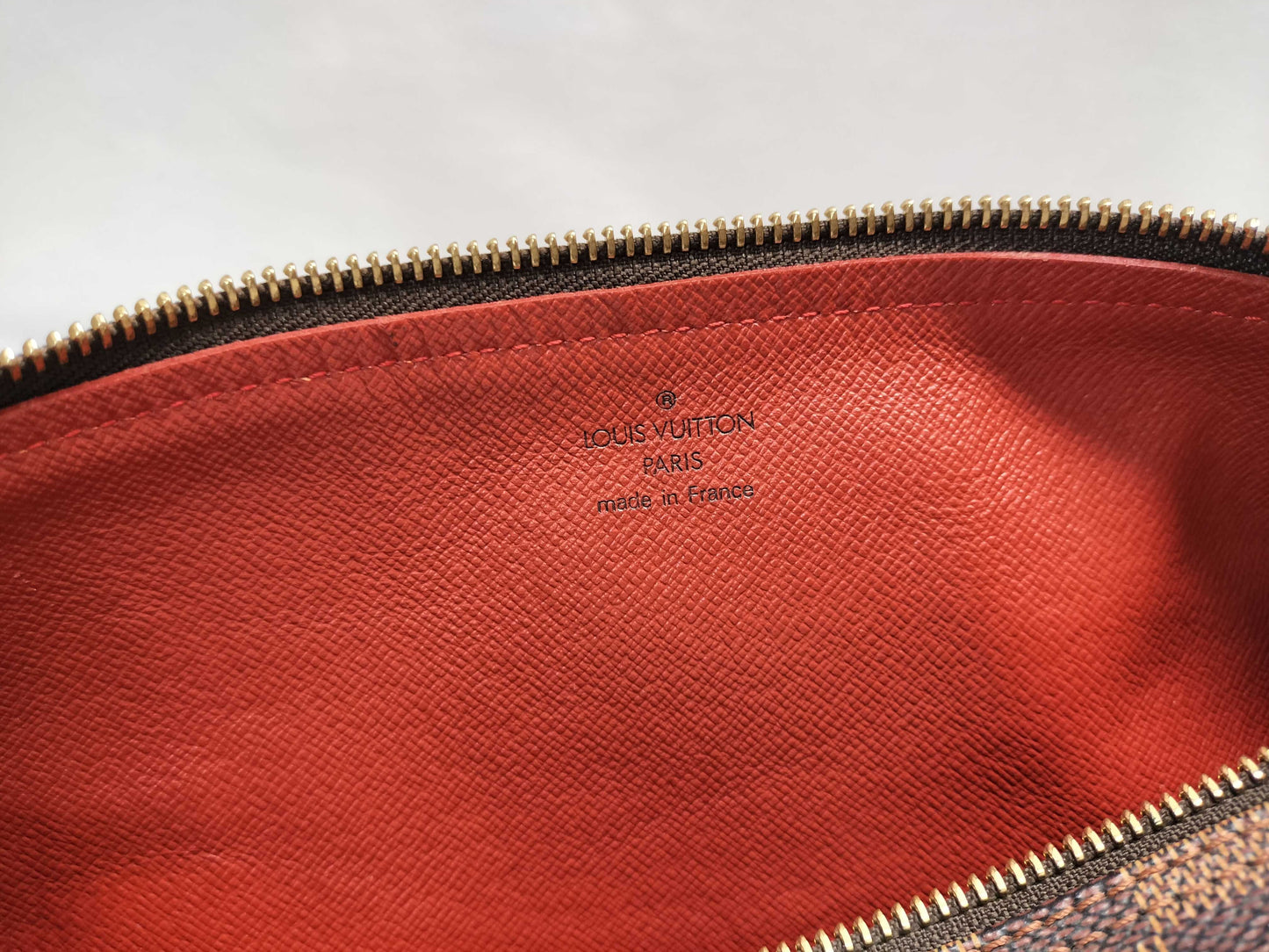 LOUIS VUITTON MB1024 Damier Papillon 30 Handbag with Pouch