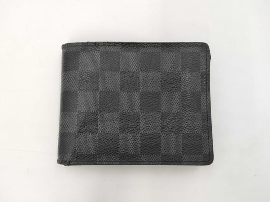 LOUIS VUITTON Damier Graphite Portefeuille Florin Wallet