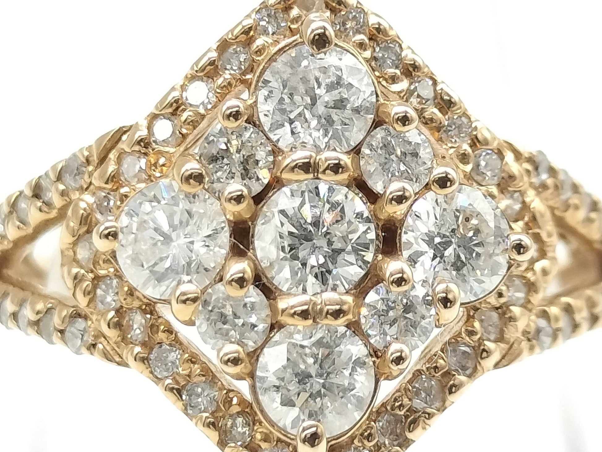 D1.00ct K18 3.4g Ring 