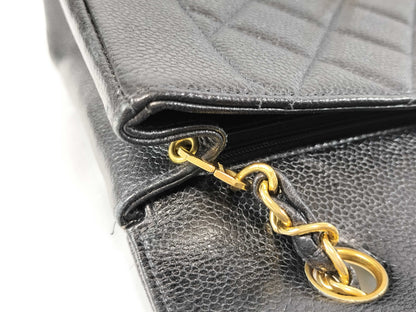 CHANEL Caviar Skin Diana Chain Shoulder Bag