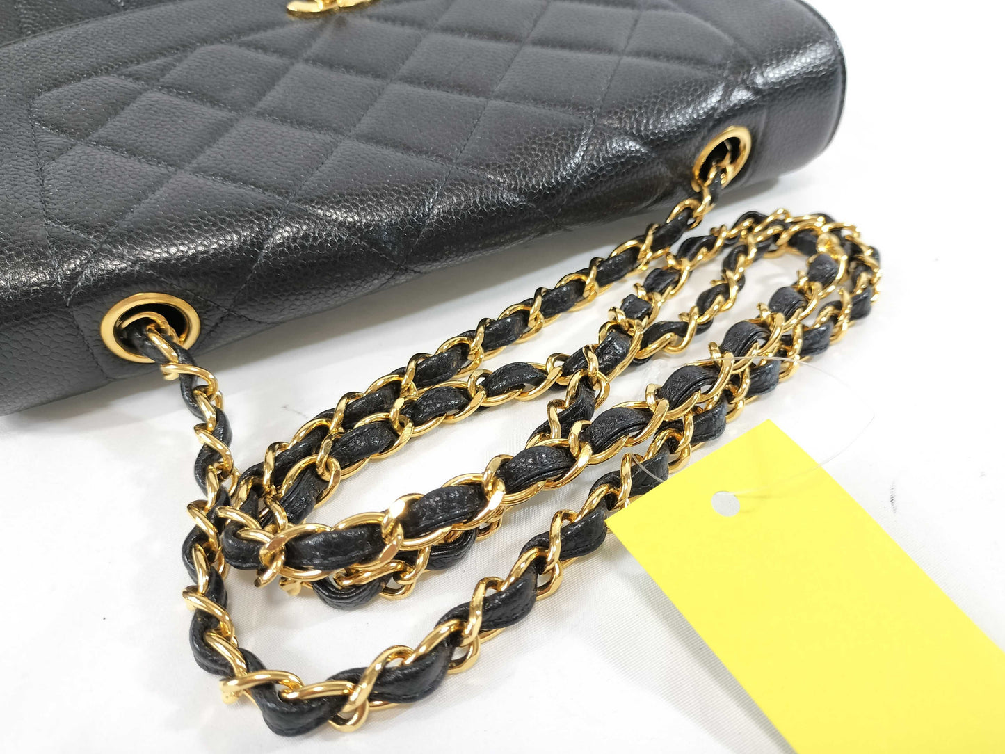 CHANEL Caviar Skin Diana Chain Shoulder Bag