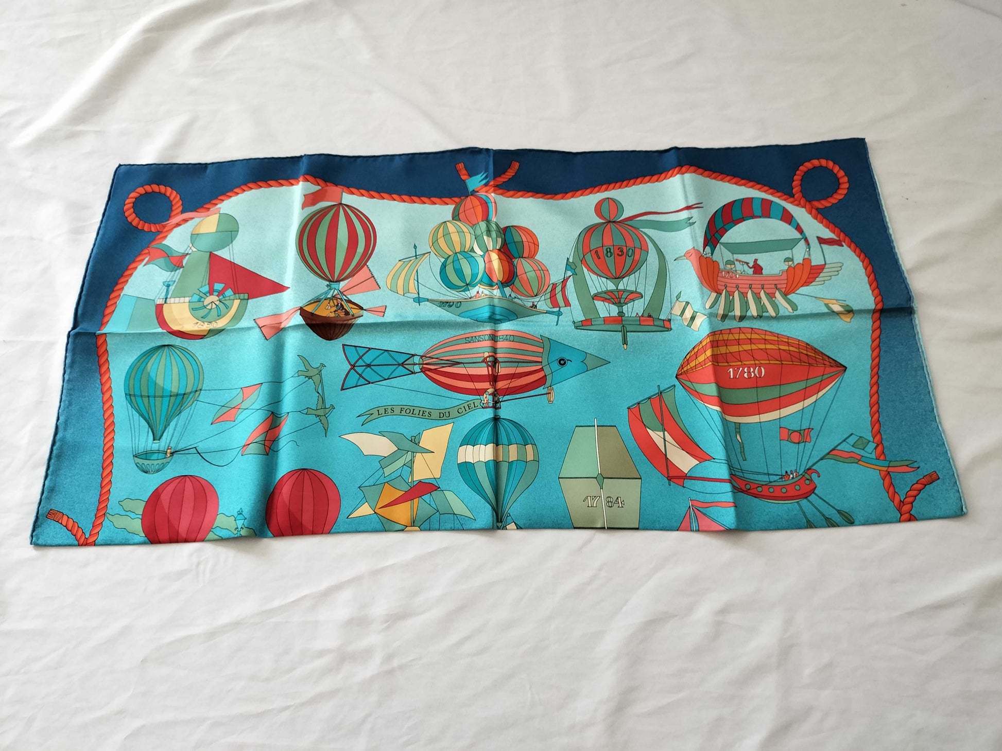 HERMES Carre Carre 90 PAZ UNIVERSAL Scarf