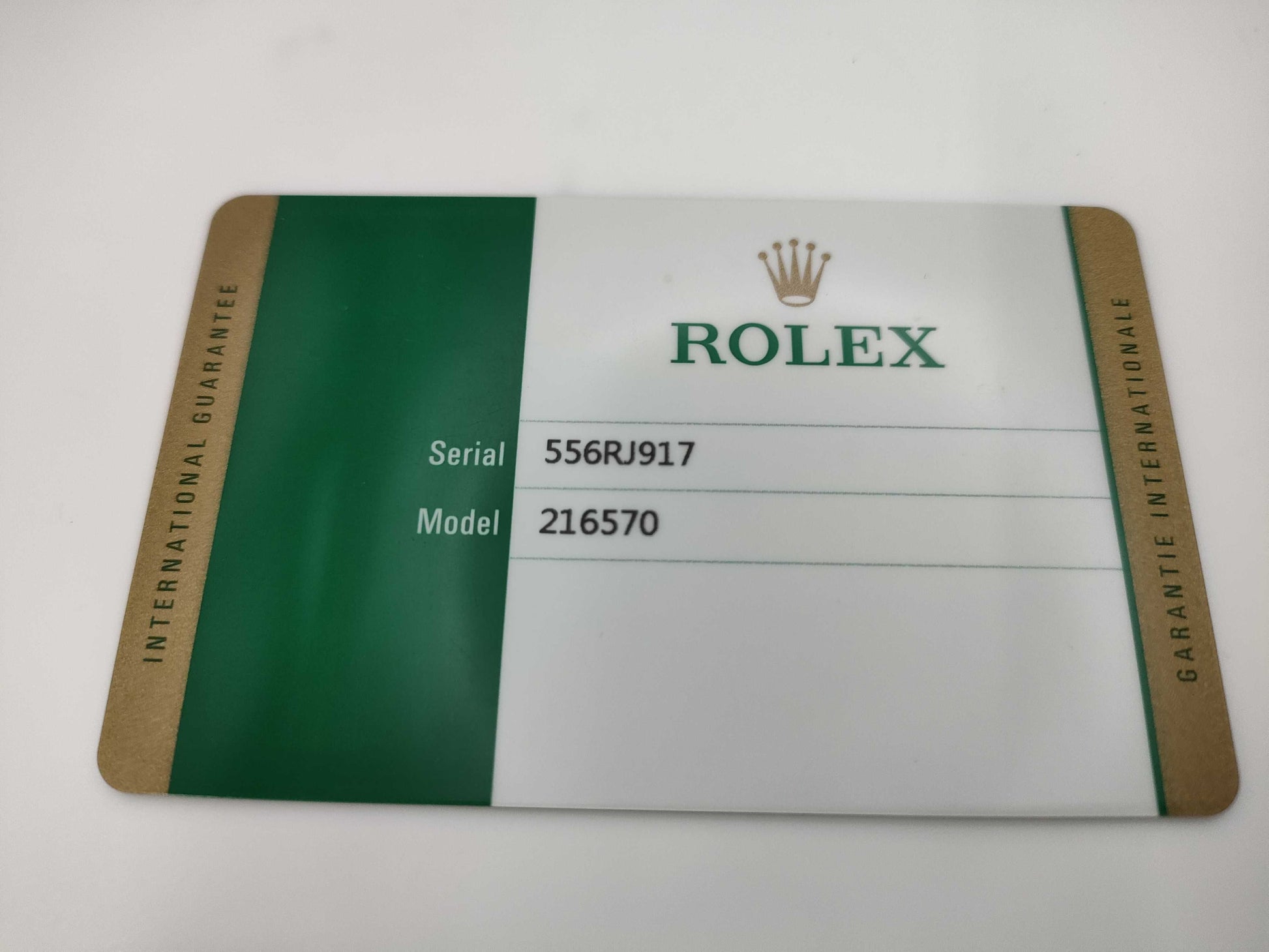ROLEX 216570 556RJ917 Black Men's Watch