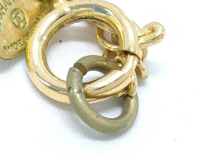 CHANEL Coco Mark Vintage Double Chain Necklace