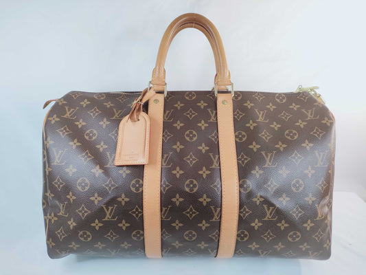 LOUIS VUITTON M41428 Monogram Keepall 45 TH0035 Boston Bag