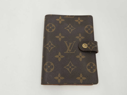 LOUIS VUITTON Monogram R20005 Agenda PM Notebook Cover