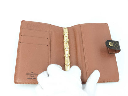 LOUIS VUITTON Monogram R20005 Agenda PM Notebook Cover