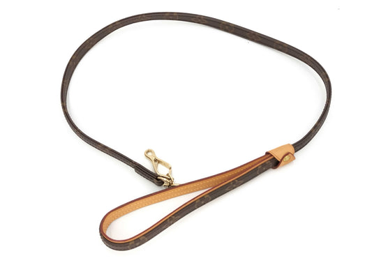LOUIS VUITTON Monogram Pet Lead with Strap