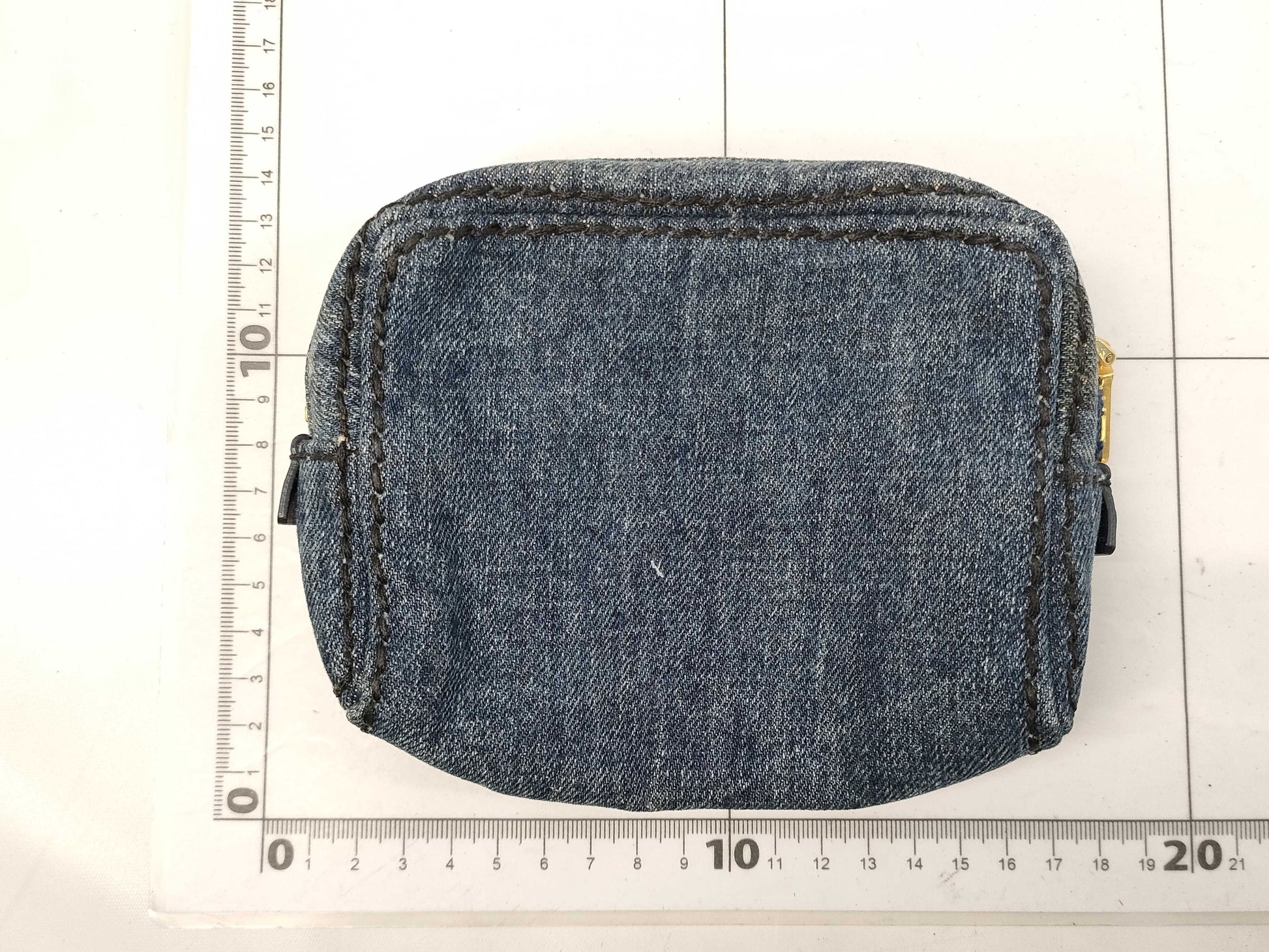 PRADA denim pouch pouch