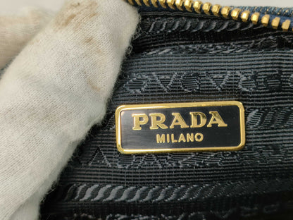 PRADA denim pouch pouch