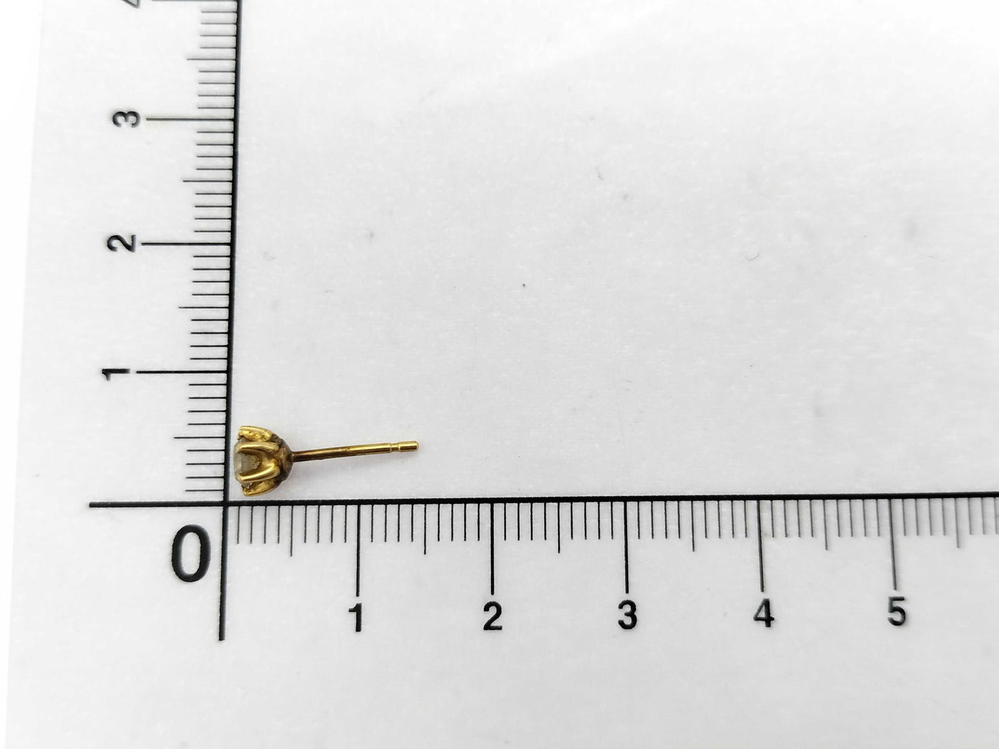 Diamond K17 0.4g Earrings 