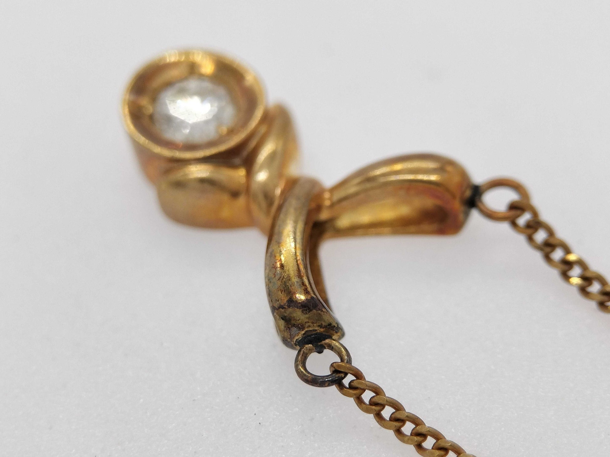 D 0.18ct K18 3.7g Necklace 