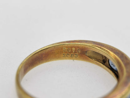 S 0.83ct D 0.10ct K18 4.4g Ring 