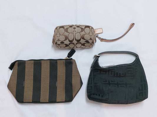 COACH Fendi/Givenchy/Coach Pouch Set Pouch
