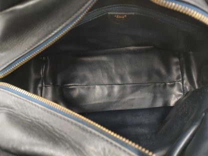 CELINE Leather Hand Black Handbag
