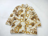 CELINE Quilted Coat with Scarf Pattern
