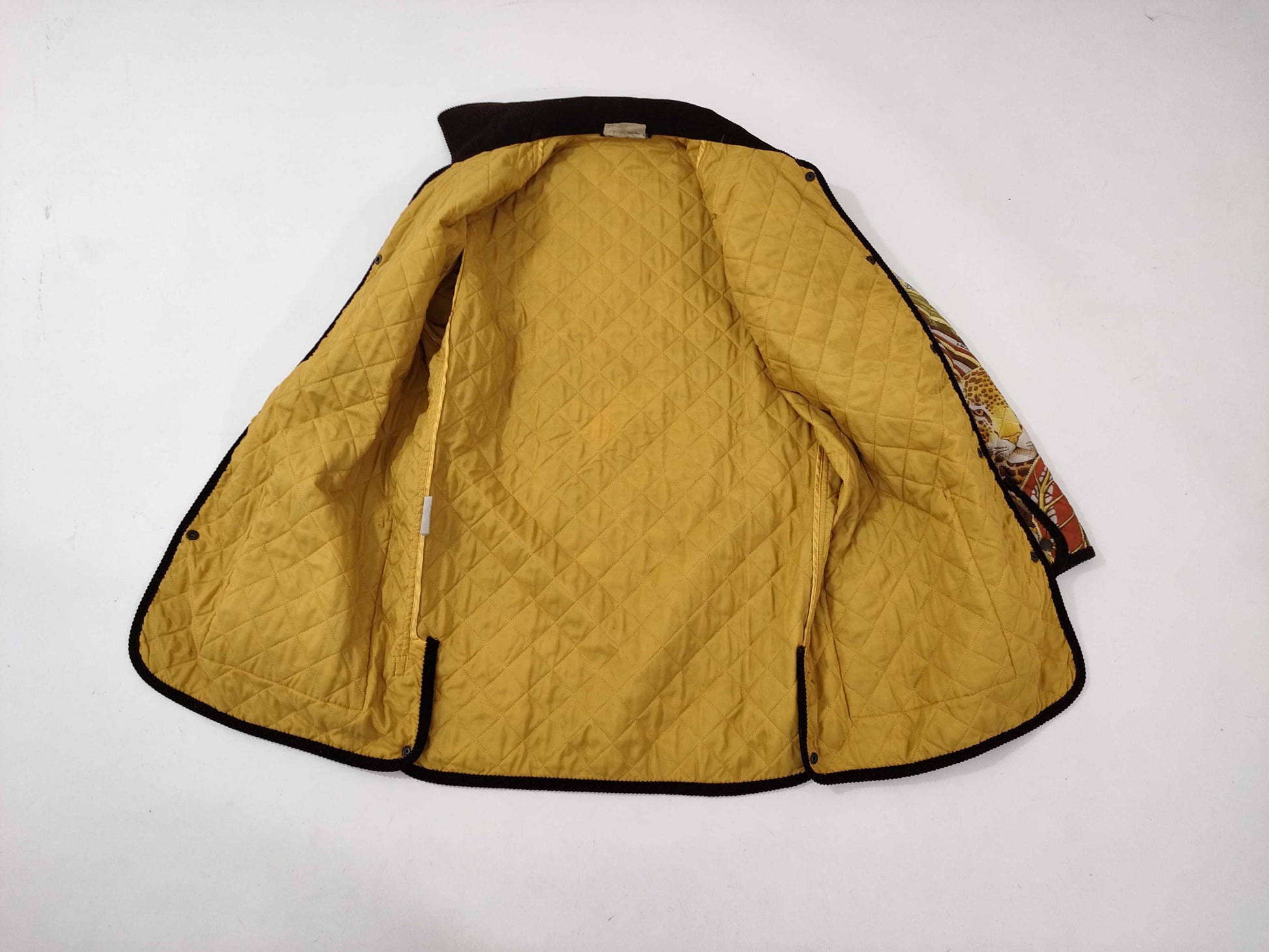 Salvatore Ferragamo Animal Print Quilted Coat