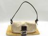 FENDI Zucca Baguette Canvas Shoulder Bag