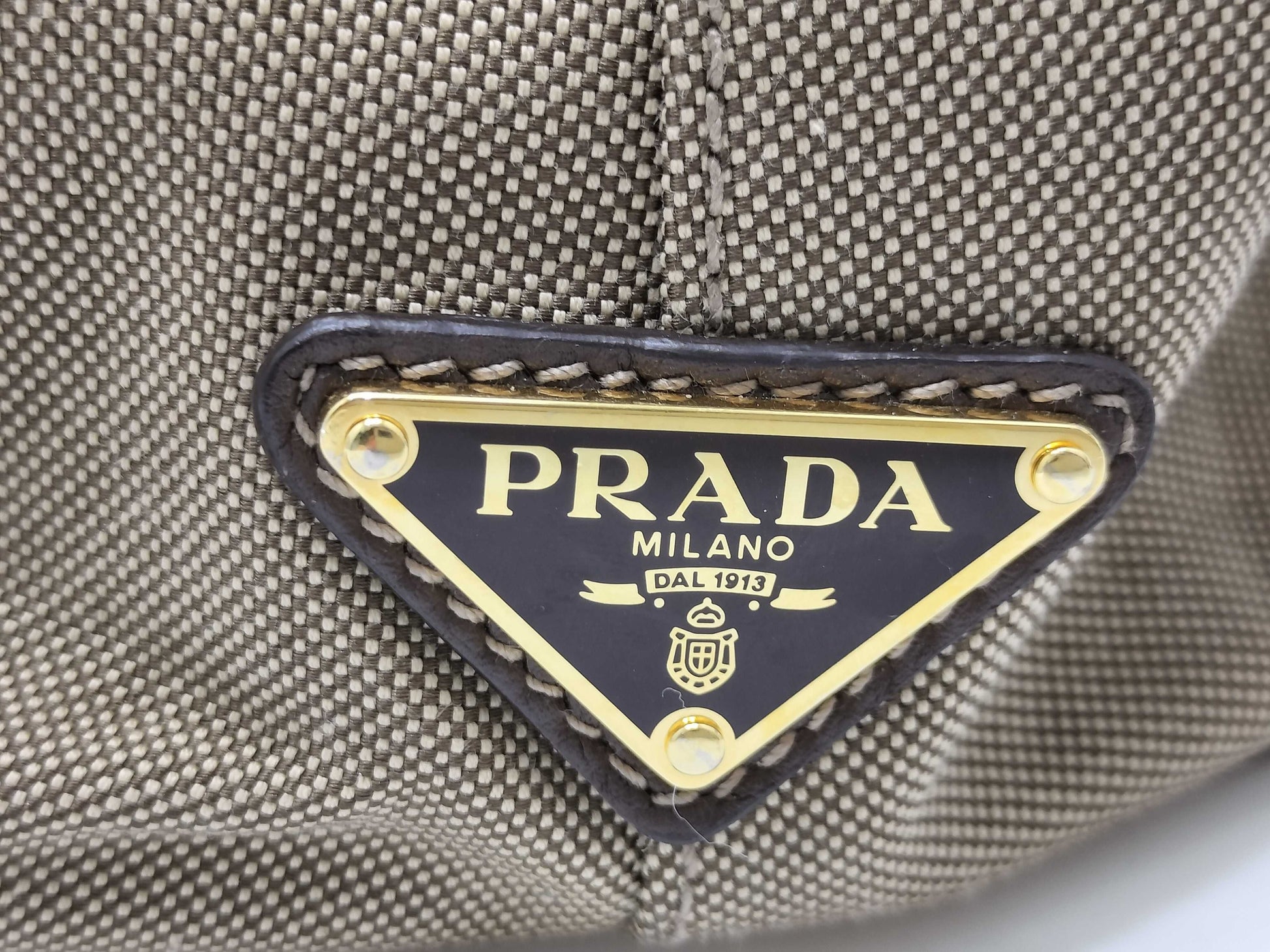 PRADA Canvas 2-Way Tote Bag