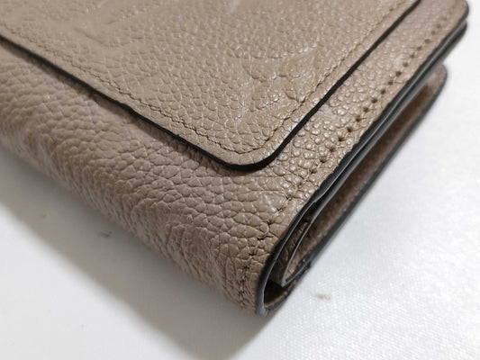 LOUIS VUITTON RFID Verified SP6210 Monogram Empreinte Portefeuille Claire Empreinte Tourterelle M80152 Wallet