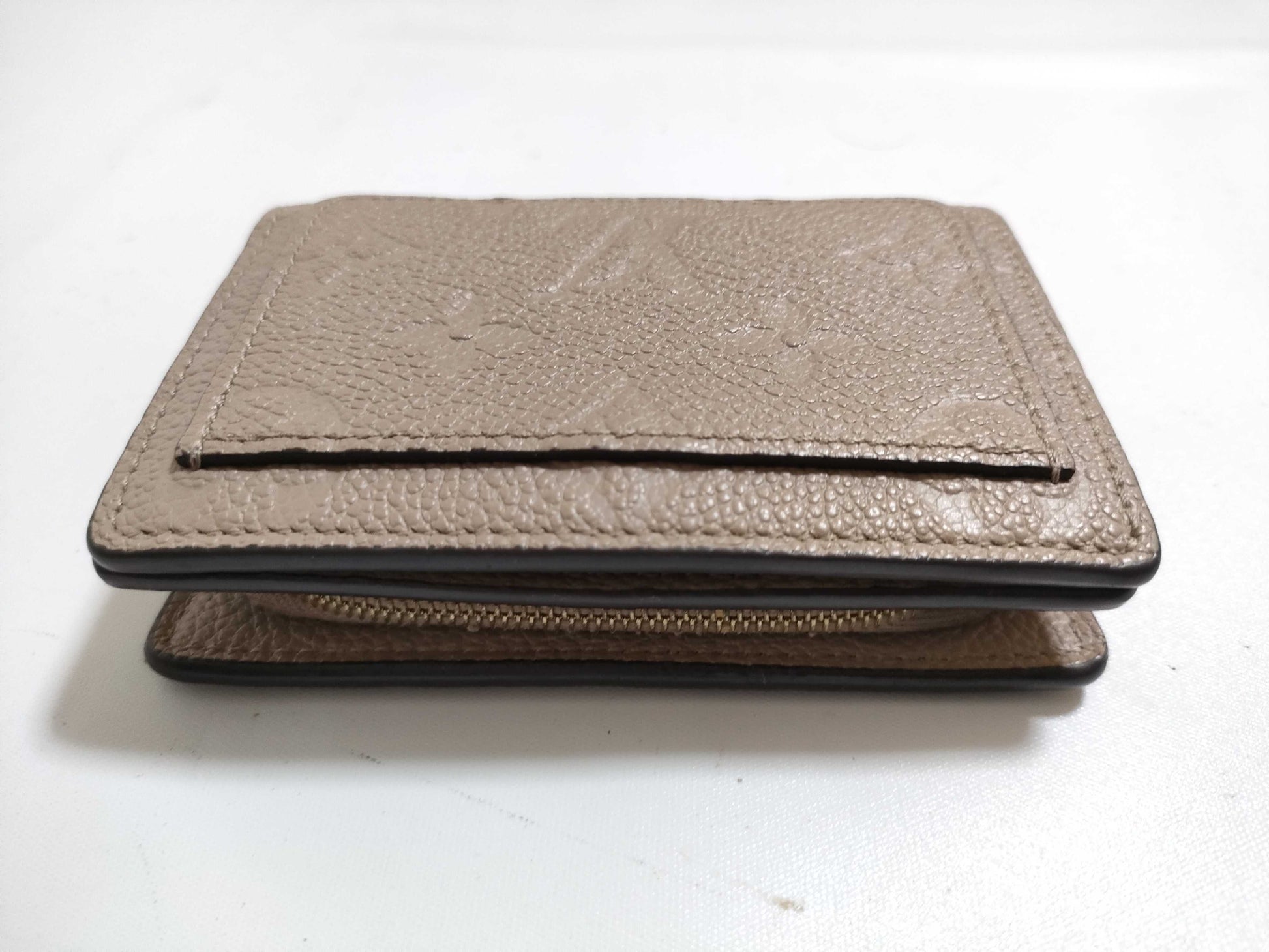 LOUIS VUITTON RFID Verified SP6210 Monogram Empreinte Portefeuille Claire Empreinte Tourterelle M80152 Wallet