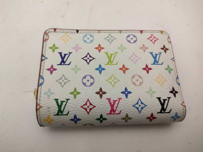 LOUIS VUITTON Monogram Multicolore M14093 Louis Vuitton Initial Wallet
