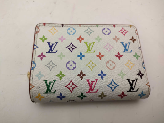 LOUIS VUITTON Monogram Multicolore M14093 Louis Vuitton Initial Wallet