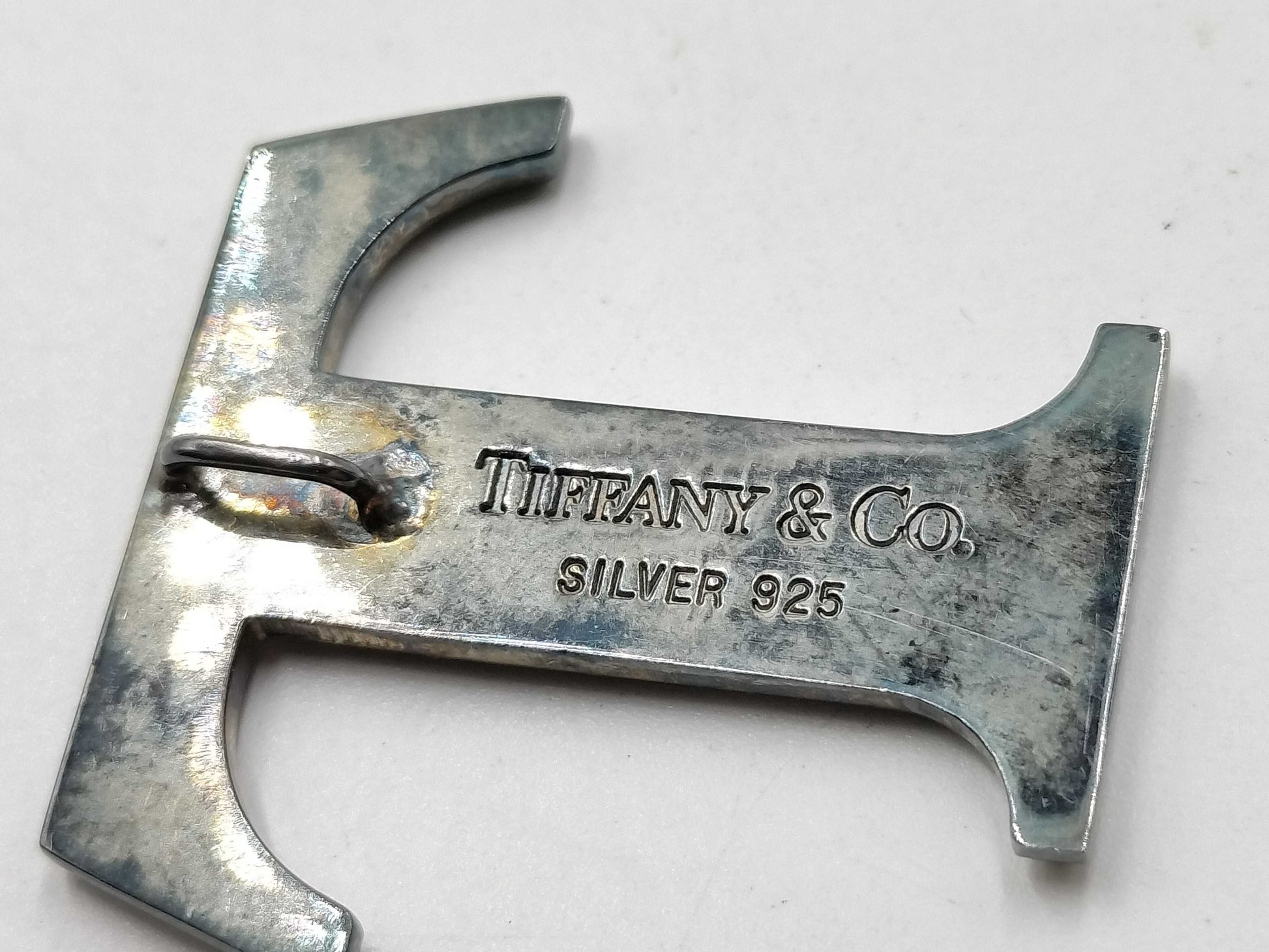 Tiffany & Co. T Silver Vintage Top SV 5.8g Pendant Top